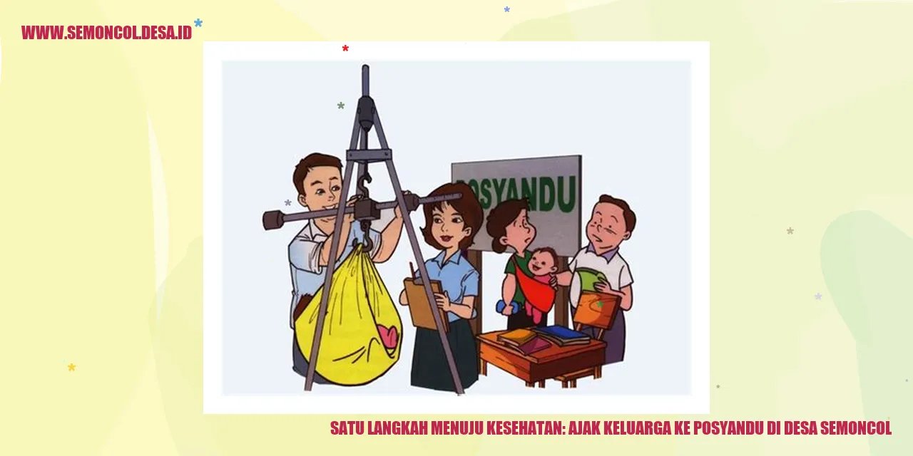 Posyandu di Desa Semoncol